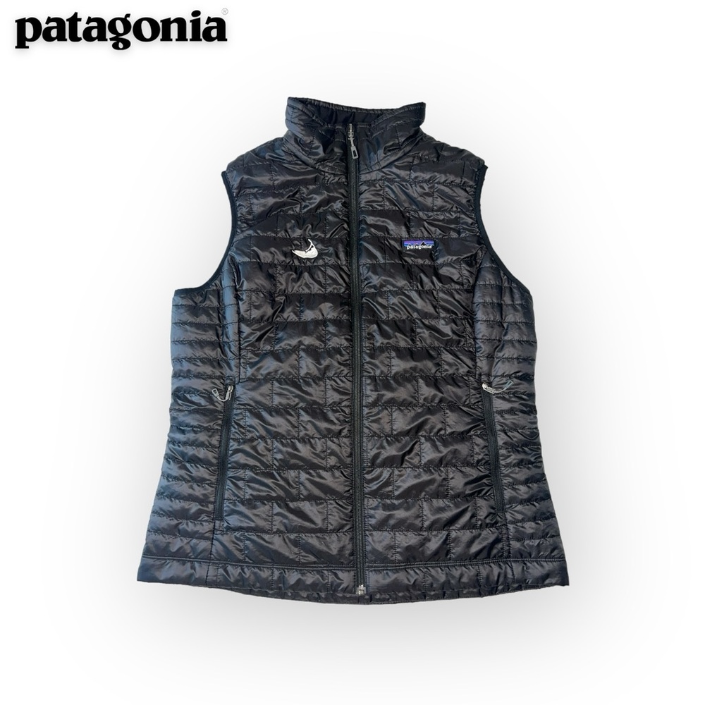Patagonia black puffer vest